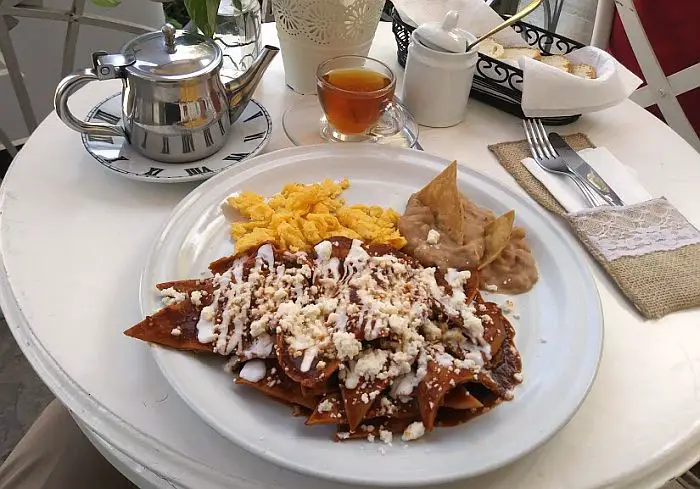 typical breakfast in Mexico