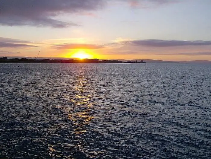 sunset Orkney Scotland